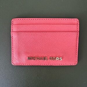 Michael Kors Pink Card Holder Key & Card Holder